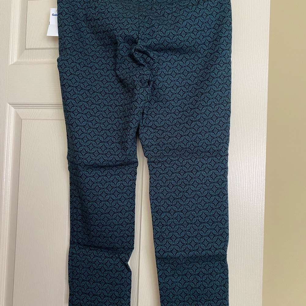 Cropped patterned work pants - Picture 2 of 3